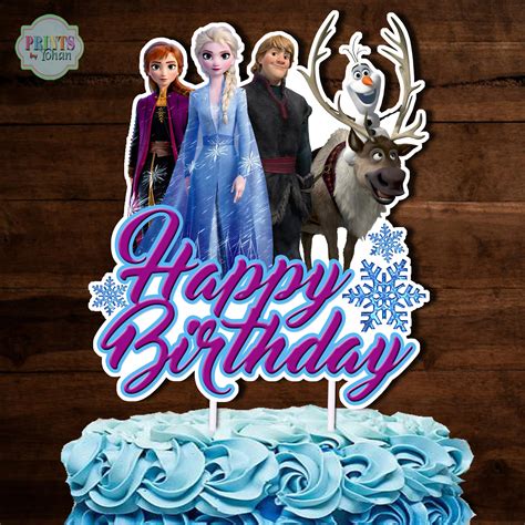 Frozen 2 Cake Toppers Free Printable